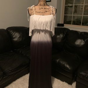 Venus two toned Maxi Dress